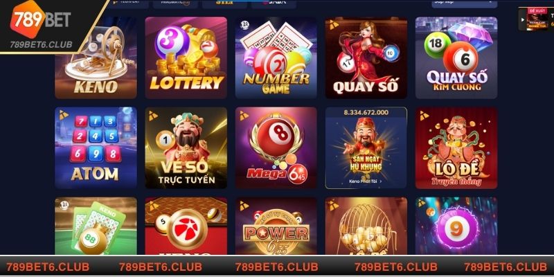 Các trò chơi nổi bật nhất của sảnh quay số tại trang cược