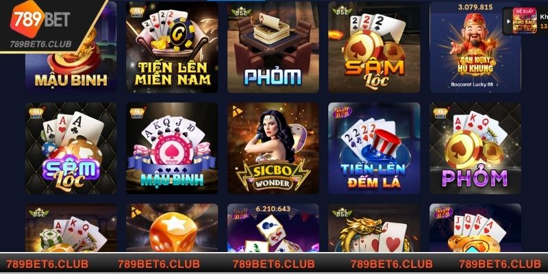 Điểm danh các sản phẩm game bài 789BET hấp dẫn nhất