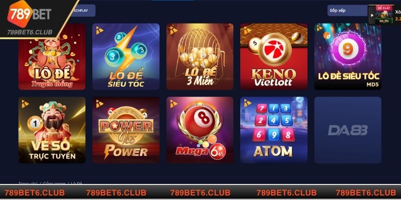 Giới thiệu quả top 5 sản phẩm lô đề 789BET hấp dẫn nhất
