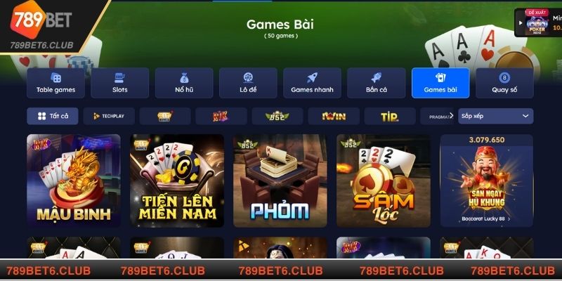 Hướng dẫn cách tham gia vào mục game bài của đơn vị