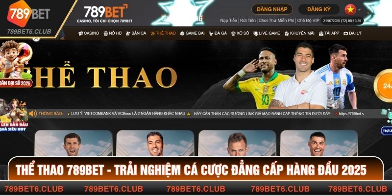 Thể Thao 789BET - Trải Nghiệm Cá Cược Đẳng Cấp Hàng Đầu 2025